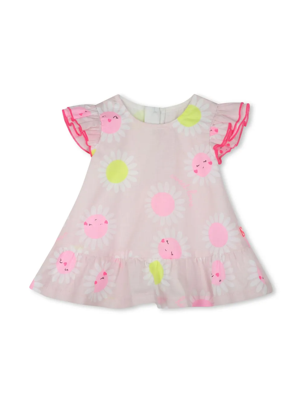 Billieblush Baby Floral-Print Dress in Pink Suflowers