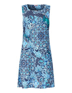 Women's Sleeveless Set For Summer Tunic in Blue