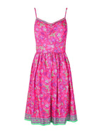 Women's Pippa Printed Woven Sundress in Pink