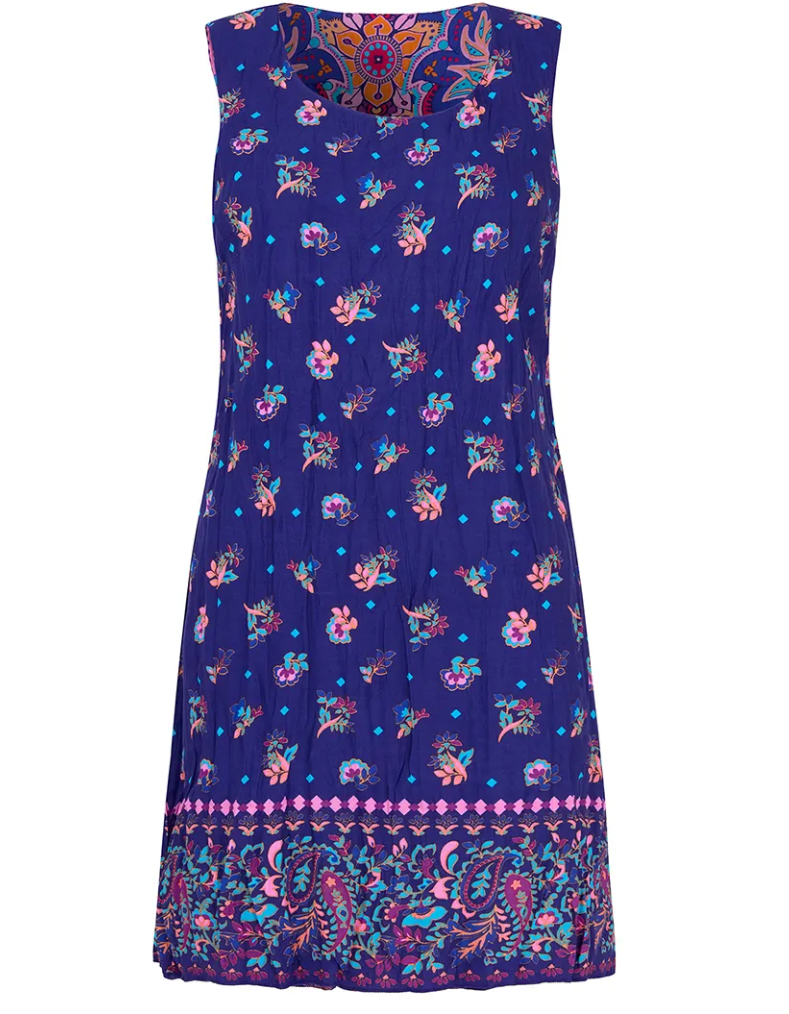 Women's Statement Reversible Tunic Top In Purple