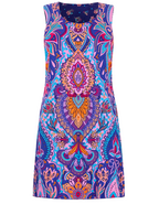 Women's Statement Reversible Tunic Top In Purple